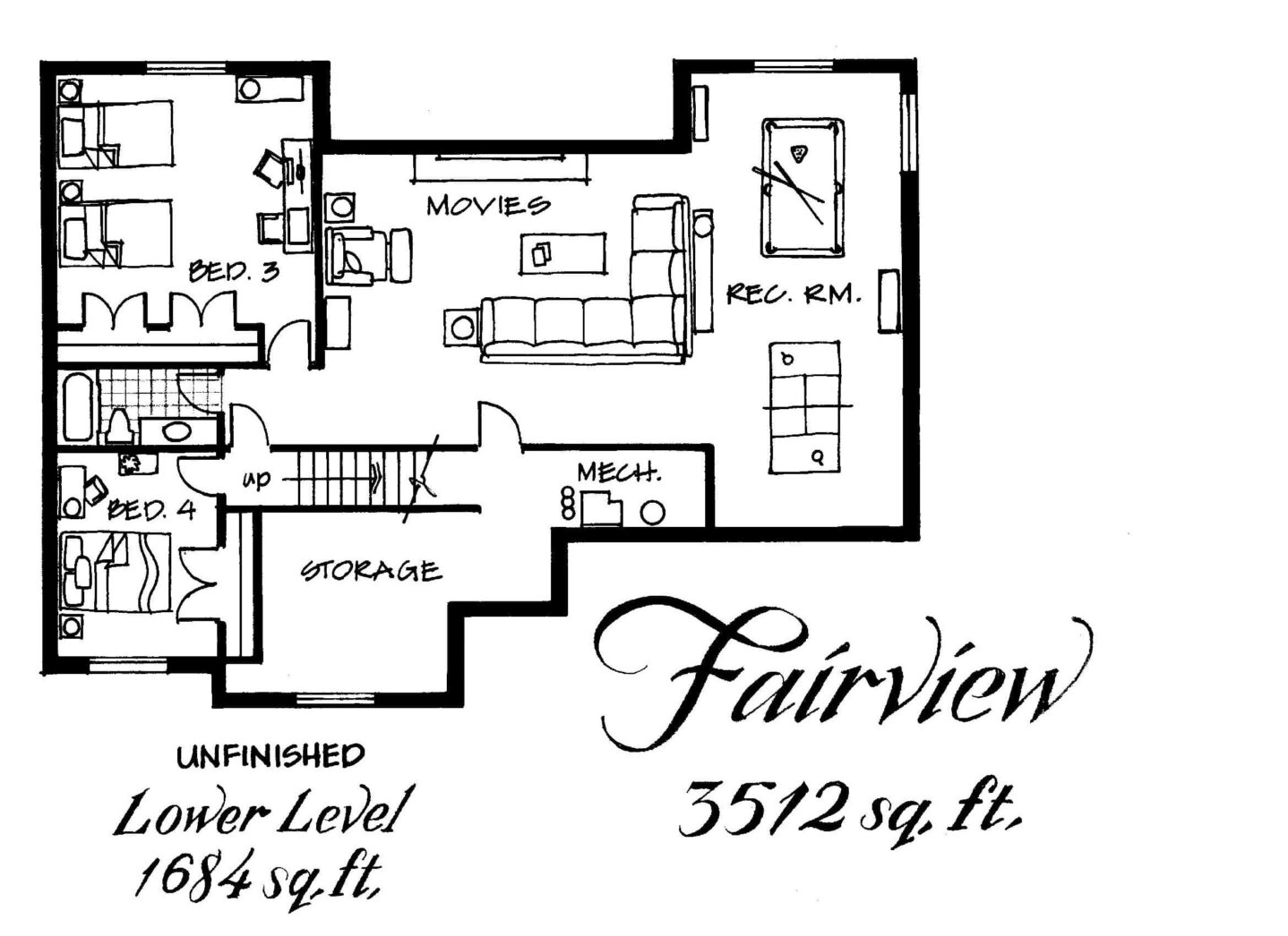 RW Custom | Custom Homes | Fairview- Lower